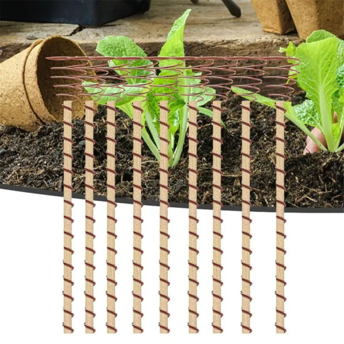 Estacas de plantas de eletrocultura Sondas de hastes de cobre para eletrocultura de 12 polegadas 2
