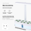 Hydroponics Growing System LED Plant Growth Light EU plug black 4