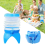 Udendørs foldbar vandbeholder camping foldbar vandspand 5,5 l 4