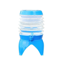 Réservoir d'eau pliable pour camping, seau d'eau pliable de 5,5 L