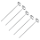 Estacas para gramado de 6 polegadas da Landscape Staples, 50 peças 5