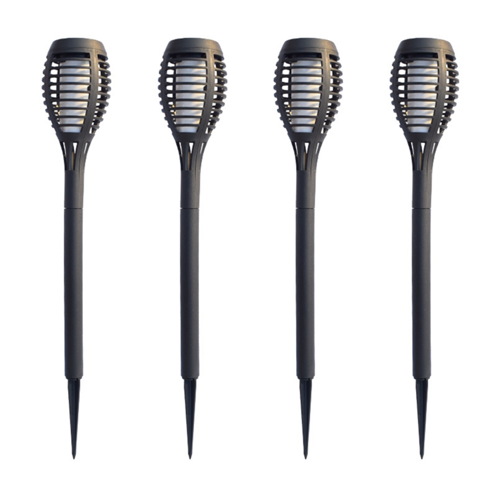 4 Stuks Zonne-Zaklampen Voor Tuindecoratie, 12 Led-Zonnelampen-image