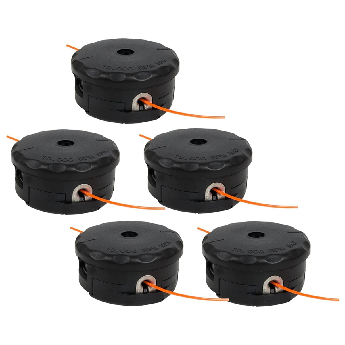 Woopeey Lot De 5 Têtes De Débroussailleuse Universelles 9,5 Cm – Compatible Echo Shindaiwa Speed Feed 400