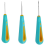 3PCS Round Hole Cone Hand Drills Punch Needle Candle Wick Tool 1