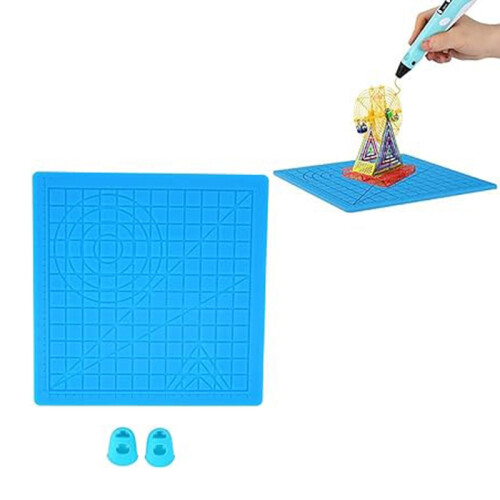 3D Printing Pen Silicone Design Mat,Foldable 3D-Pen Mat