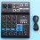 Draagbare audiomixer Bluetooth-mixer DJ-console met reverb-effect 7