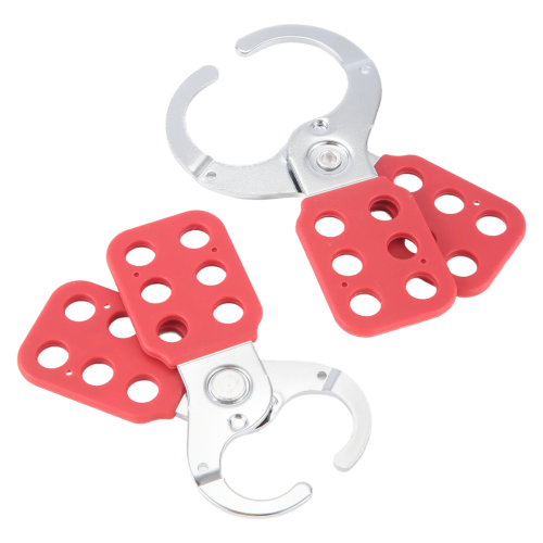 2 PCS Lock Out Tag Out Lock Hasp Steel Nylon για Βιομηχανικό Εξοπλισμό 1