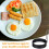 Round Egg Pancake Maker Mold,Non Stick Kitchen Tool for Shaping Eggs 6