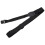 Justerbare nylon ukulelestropper med krog, dobbeltbrugt, ophængt, sort 2