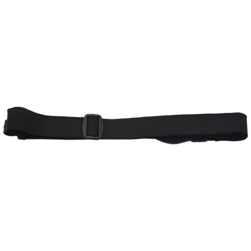 Justerbare nylon ukulelestropper med krog, dobbeltbrugt, ophængt, sort