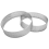 10-pak tærteringe i rustfrit stål, varmemousse-ring, 8 cm 5