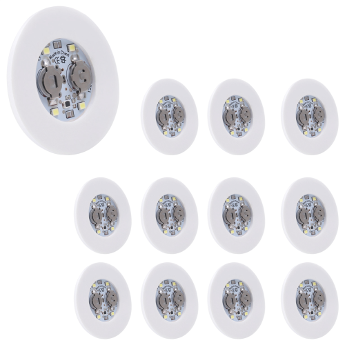 Σουβέρ LED, Πακέτο 12 Φωτιζόμενων Σουβέρ, Φωτάκια LED για Μπουκάλια 2