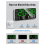 8.4In Large Digital Wall Clock,Led Alarm Clock with Digits,Green 5