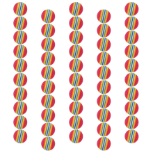 50pcs Golf Swing Training Aids Practice Sponge Foam Rainbow Balls