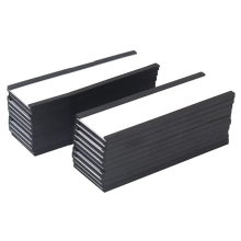 Magnetische etikettenhouder 4x1,57 inch 20 pakken C-kanaal witte papieren kaarten