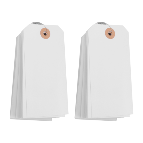 125 τεμάχια κρεμαστές ετικέτες με ενισχυμένο κρίκο και σύρμα 1
