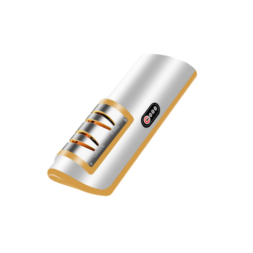 Electric Knife Sharpener Automatic Adjustable Kitchen Tool Yellow 1