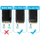 Câble SAS HD 12G intégré vers U.2 36P SFF-8643 vers SAS U.2 SFF-8639 5