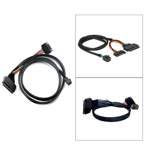Câble SAS HD 12G intégré vers U.2 36P SFF-8643 vers SAS U.2 SFF-8639 2