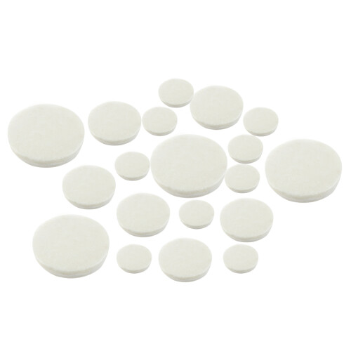 17pcs Clarinet Leather Pads for Exquisite Wind Instrument