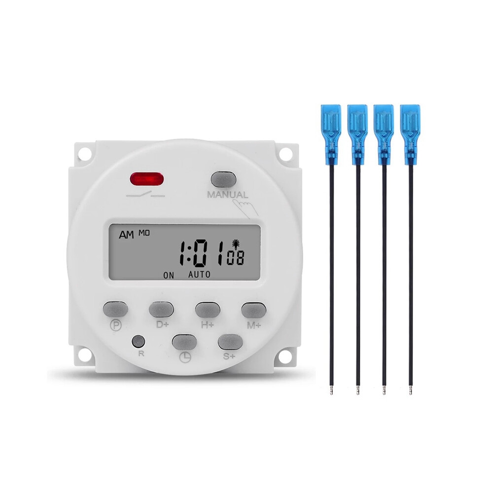 1 Second Interval 12V Digital LCD Timer Switch