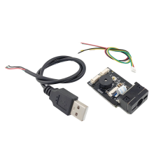 Novo módulo leitor de código de barras 1D e 2D com fio USB GM65