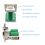 RJ45 Panel Mount Screw Terminal Adapter, RJ45/8P8C Panel Connector 2