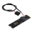 Draadloze M.2 A+E-sleutelsleuf naar M.2 M-sleutel wifi-Bluetooth-adapter 1