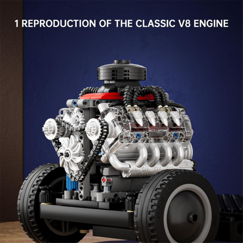 Mini V8 Engine Kit for Physics Science Experiment 2