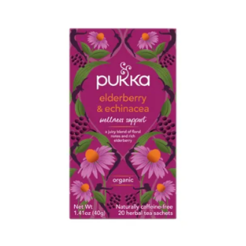 Pukka Pukka  Elderberry & Echinacea Tea 20 Bags
