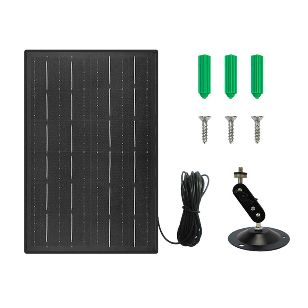 10W 5V Solar Panels For Security Cameras Recharged Battery Cameras 4711699360714