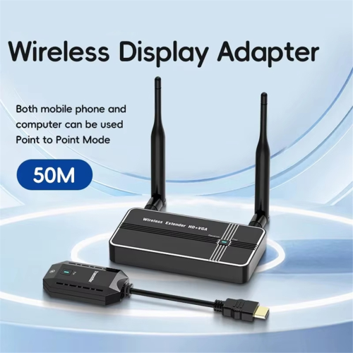 5G 4K 1080P 50M Wireless -Compatible VGA Video Transmitter 1