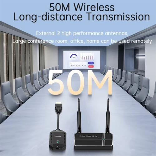 5G 4K 1080P 50M Wireless -Compatible VGA Video Transmitter 2