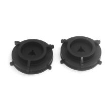 paar Hub Adapters 10 Inch Opener voor Reel-to-Reel Tape Zwart