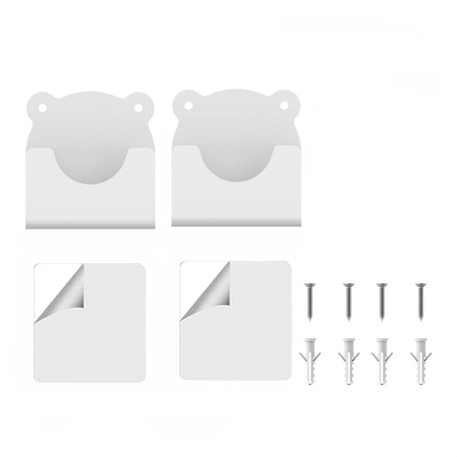 2-pack acryl douchegordijnroede wandmontage