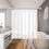 2-pack acryl douchegordijnroede wandmontage 4