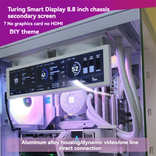 8,8-Zoll-IPS-Typ-C-Sekundärmonitor - Smart Display Case Weiß 1