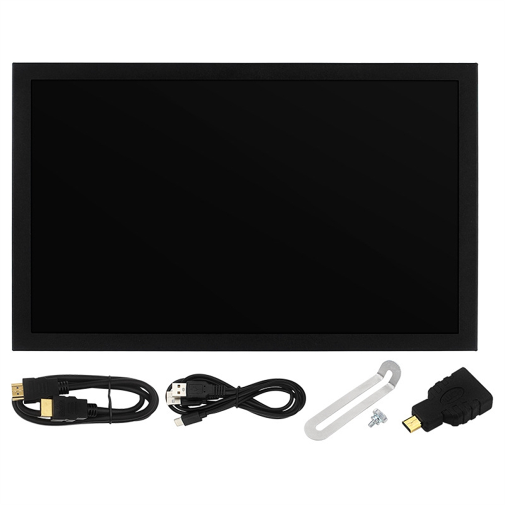 7 Inch Portable Display Ips 1024X600 Lcd -Compatible Vga Av Input Black 4711699359237