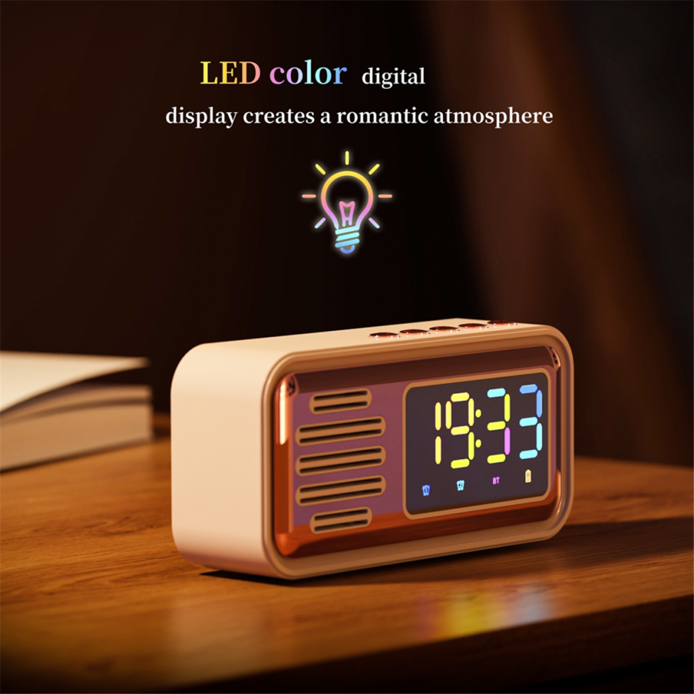 Retro Multifunctional Bluetooth Speaker Beige 4711699362428