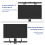 Βάσεις Soundbar Universal κάτω από την τηλεόραση για 4