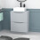 NES Home Nes Home 600mm Freestanding Matte Grey Vanity Unit Square Basin 3
