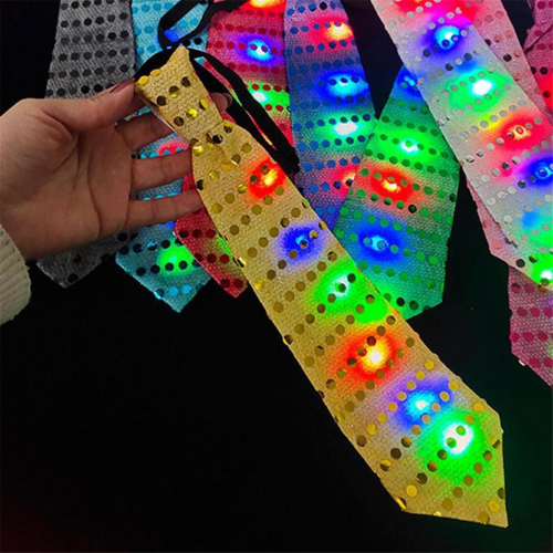Ανδρική γραβάτα με φλας LED κατάλληλη για κλαμπ, μπαρ, φεστιβάλ, εκδηλώσεις 2
