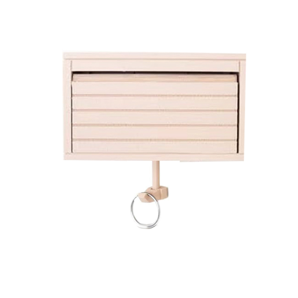 Porte-clés de garage amusant imprimé en 3D, kaki, avec ouverture de porte