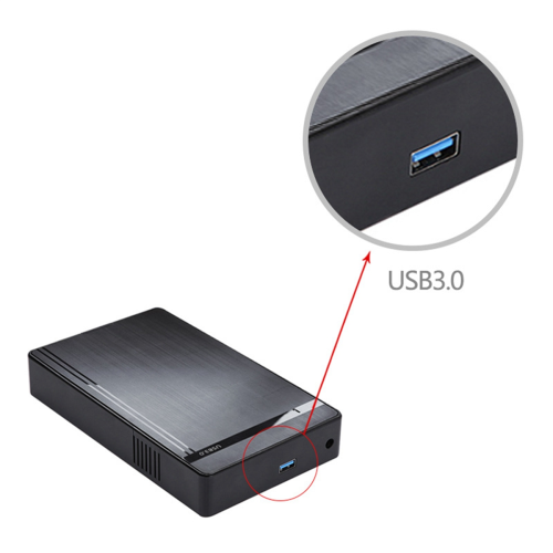 3,5 tommer harddisk-kabinet til USB 3.0-adapter ekstern harddisk EU-stik 2