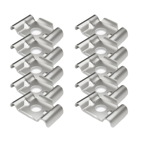 10Pcs High-Quality Double Rod Mat Fence Attachment Accessories,B