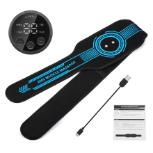 Cintura tonificante addominale ricaricabile tramite USB, stimolatore muscolare EMS A