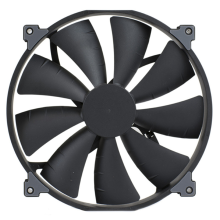 PH-F200SP Čierny ventilátor s vysokým objemom vzduchu pre počítačovú skriňu