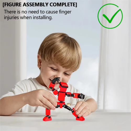 Akčná figúrka robota - kĺbový mini mechanický model, A 1