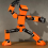 Akčná figúrka robota - kĺbový mini mechanický model, A 6