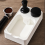 Storage Base Coffee Tamper Knocking Box Powder Distributor White 5